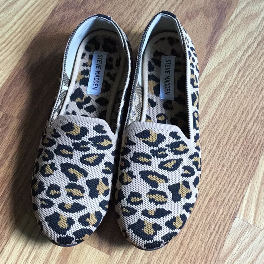 Steve Madden leopard print.